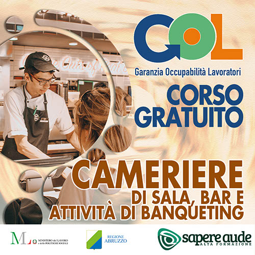 corso gratuito Cameriere di sala