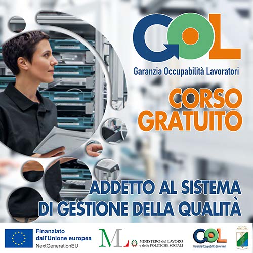 Corsi GOL Addetto al sistema di gestione della qualità