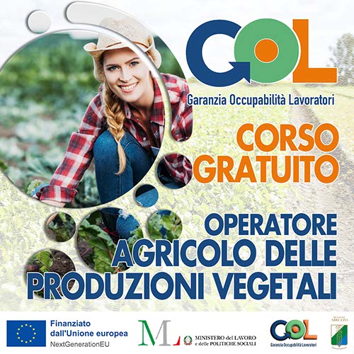 Corsi GOL Operatore agricolo delle produzioni vegetali